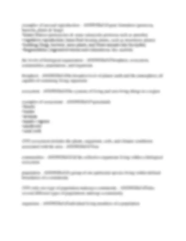 BIOD 101- MODULE 2 QUESTIONS AND ASWERS WITH VERIFIED SOLUTIONS LATEST ...