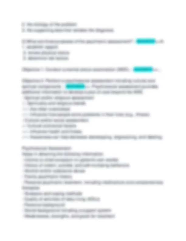 Mental Health Nursing Exam Review: Key Concepts and Objectives | Exams ...