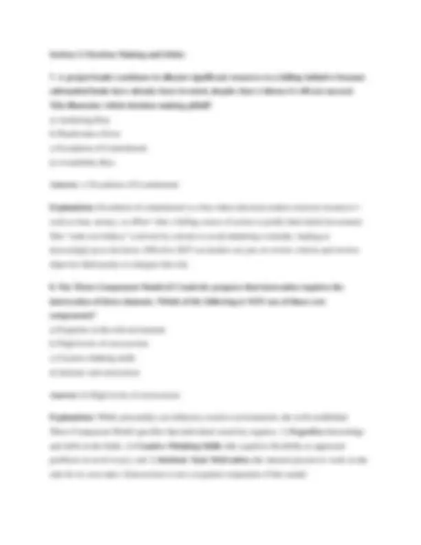 WGU C715 Study Guide 2025/2026: Organizational Behavior Questions ...