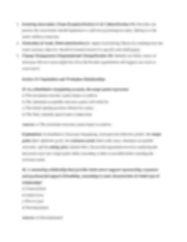 WGU C715 Study Guide 2025/2026: Organizational Behavior Questions ...