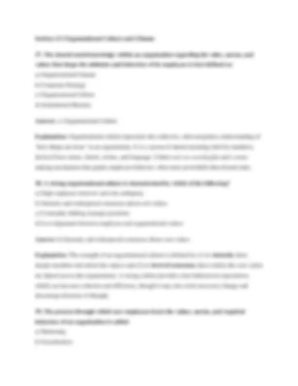 WGU C715 Study Guide 2025/2026: Organizational Behavior Questions ...