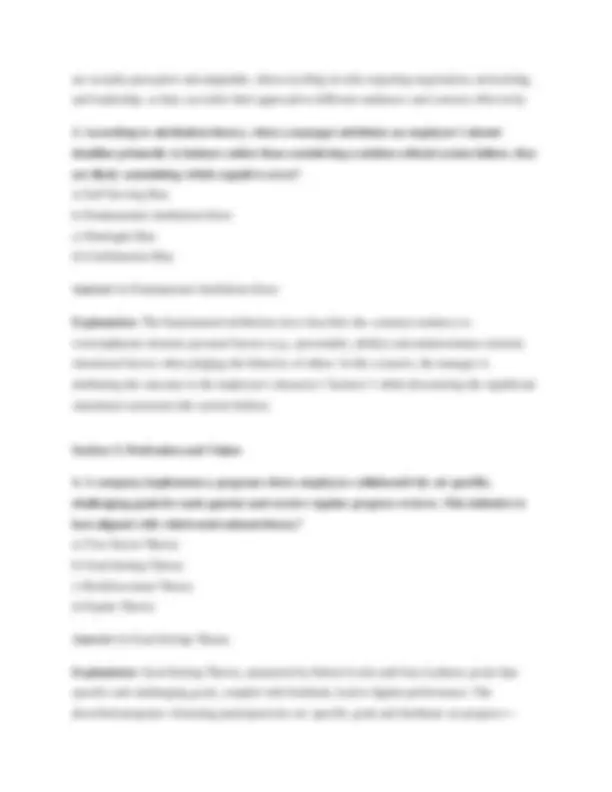 WGU C715 Study Guide 2025/2026: Organizational Behavior Questions ...
