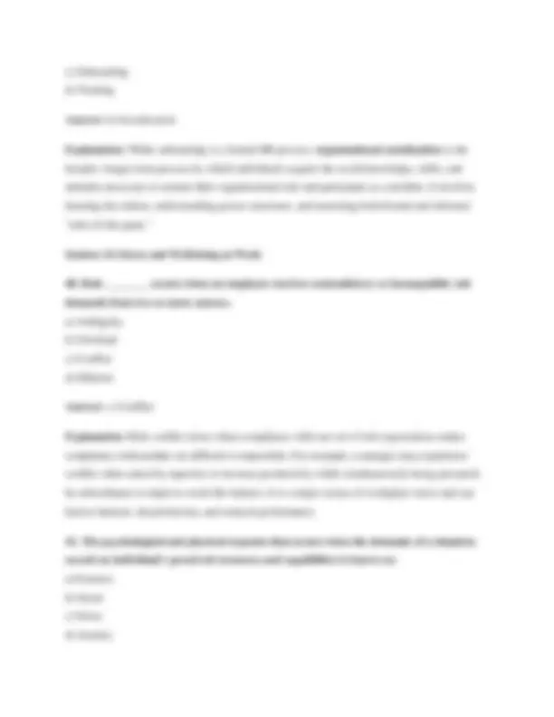 WGU C715 Study Guide 2025/2026: Organizational Behavior Questions ...