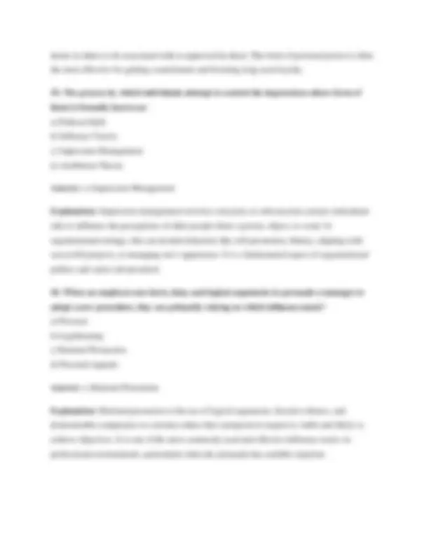WGU C715 Study Guide 2025/2026: Organizational Behavior Questions ...