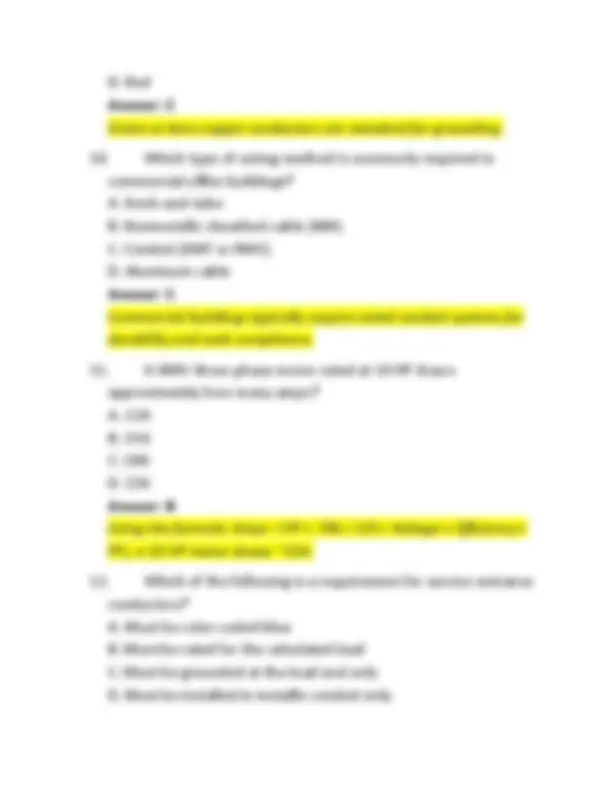 CALIFORNIA C-10 ELECTRICAL CONTRACTOR EXAM LATEST 2026 UPDATE COMPLETE 100 QUESTIONS AND | Exams ...