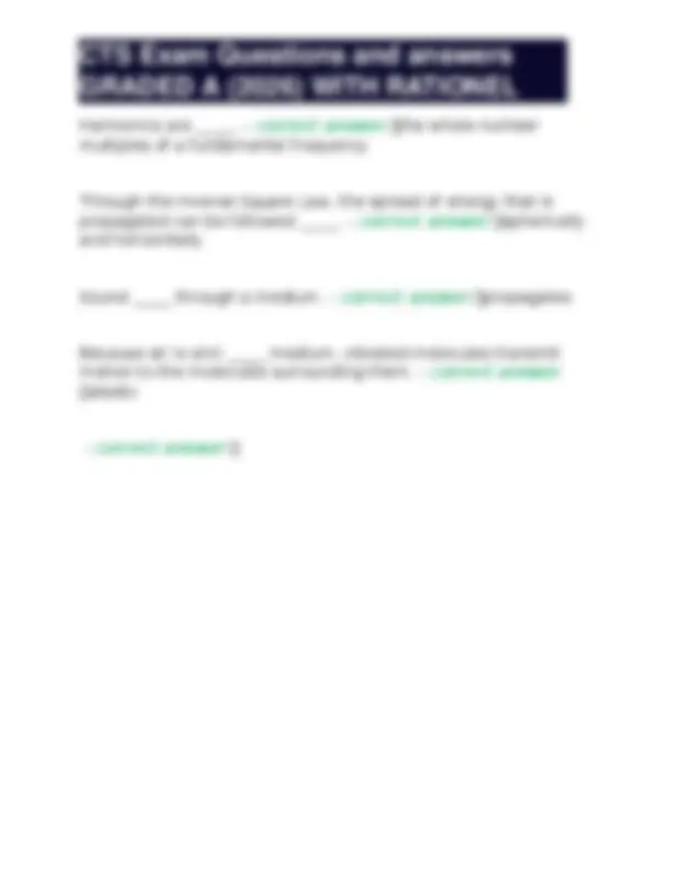 Sample Cts Question CTS Exam Questions and Answers: Comprehensive Study Guide | Exams ...