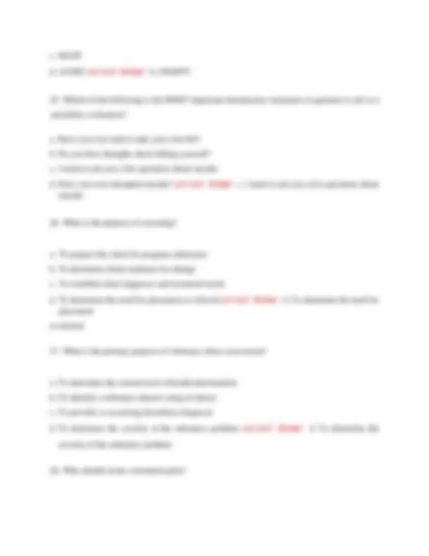 CADC Practice Exam Questions (Test 1) with Complete and Verified ...