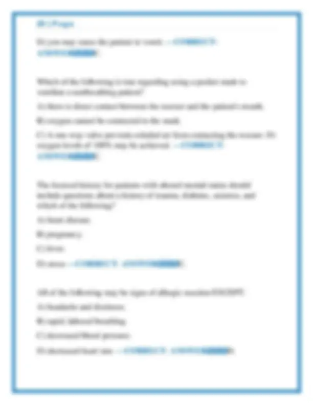 NCOEMS Practice Exam 1 (2025–2026) | US-Aligned EMT & Paramedic Exam ...