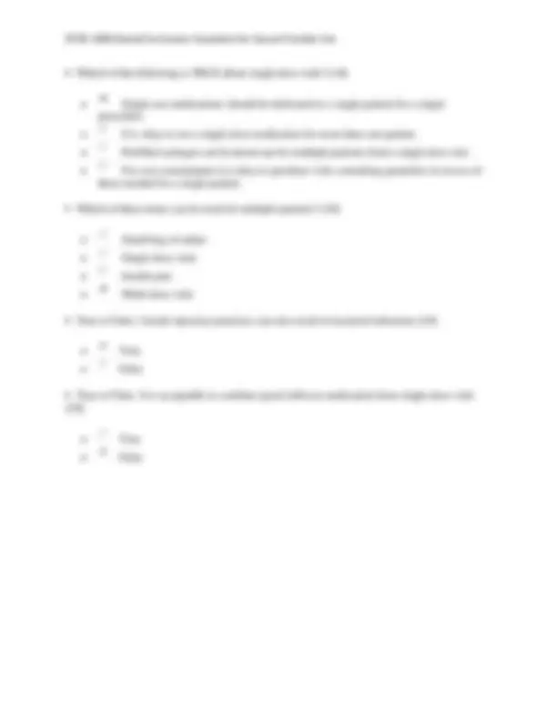 Dental Infection Control Exam Questions and Answers PDF | Exams Nursing ...