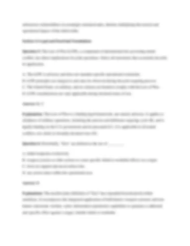 Jfc 100 Module JFC 100 Module 7 Final Exam 2027: Joint Fires & Targeting Practice ...