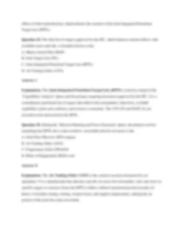 Jfc 100 Module JFC 100 Module 7 Final Exam 2027: Joint Fires & Targeting Practice ...