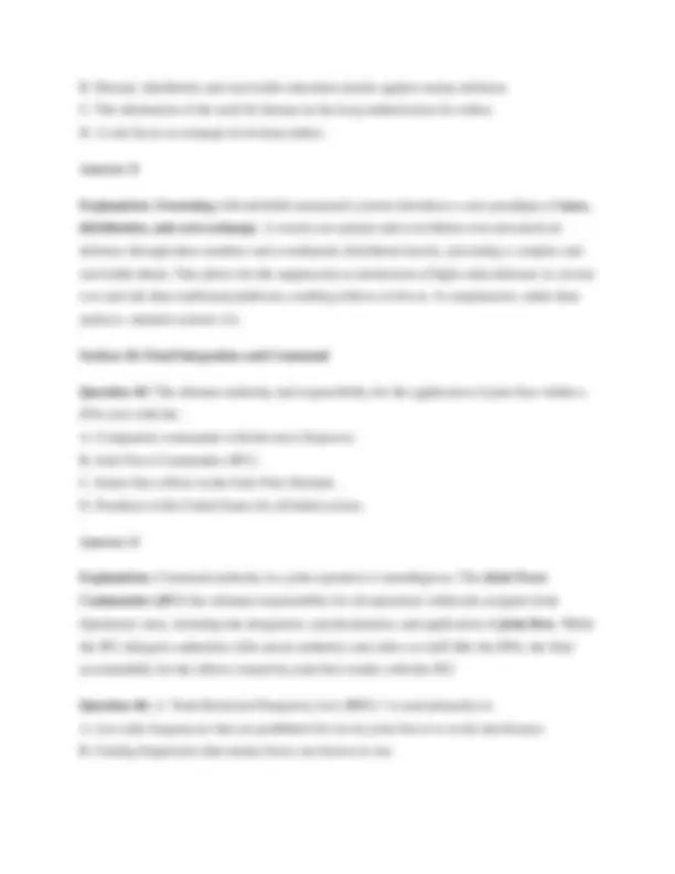 Jfc 100 Module JFC 100 Module 7 Final Exam 2027: Joint Fires & Targeting Practice ...