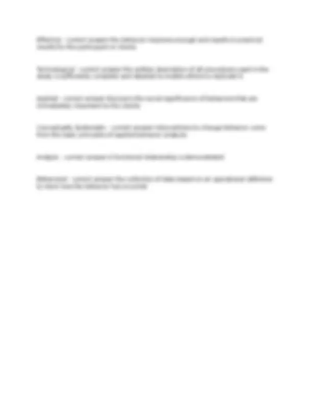 BACB 5th Edition Task List Section A | Exams Advanced Education | Docsity