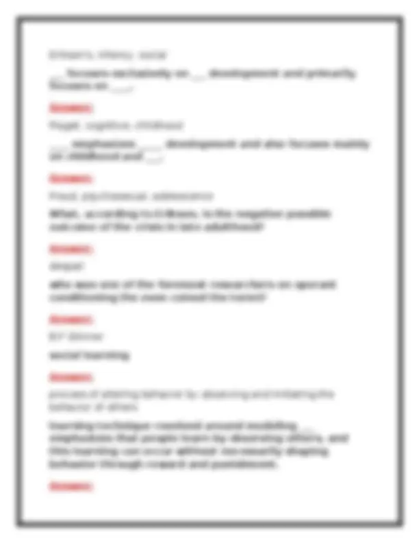 PSYC 140 Portage (2026) Module 1 Exam & Review + Verified Answers (PDF ...