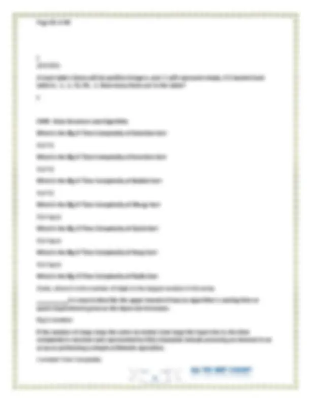 WGU C949 Data Structures and Algorithms Objective Assessment Exam ...