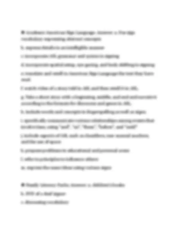 DEAF AND HARD OF HEARING EXAM EXAM SCRIPT 2026 QUESTIONS WITH ANSWERS ...