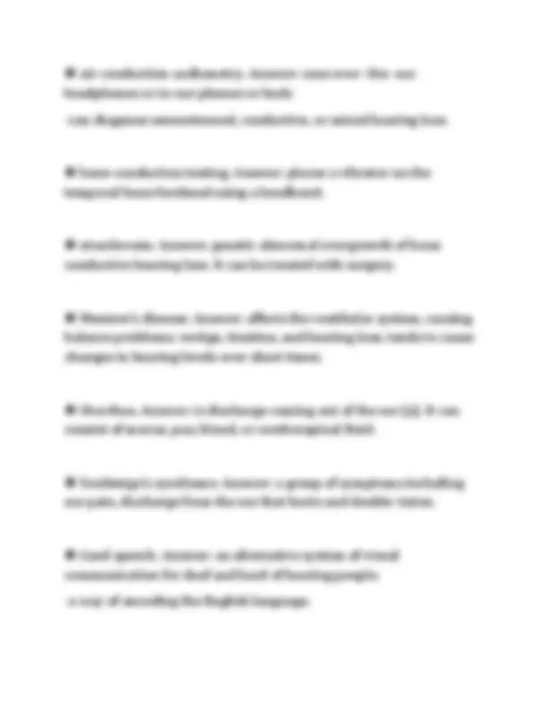 DEAF AND HARD OF HEARING EXAM EXAM SCRIPT 2026 QUESTIONS WITH ANSWERS ...