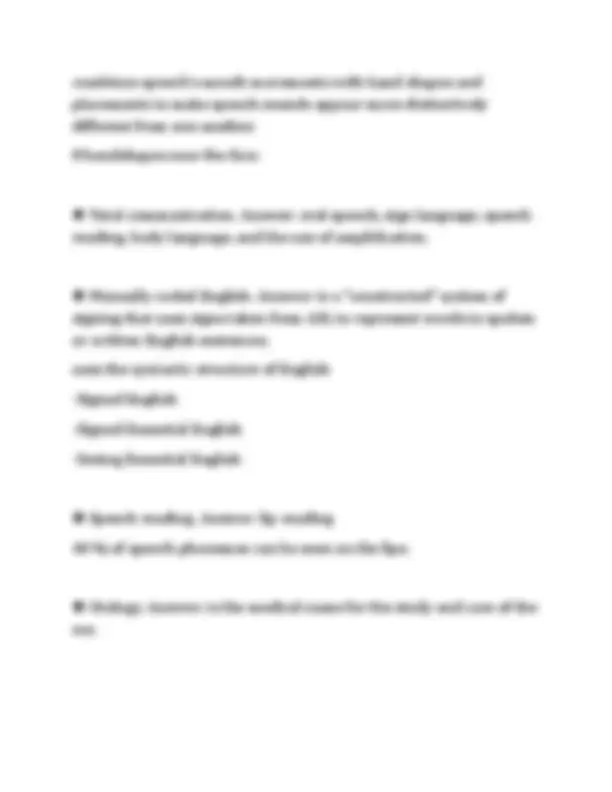 DEAF AND HARD OF HEARING EXAM EXAM SCRIPT 2026 QUESTIONS WITH ANSWERS ...