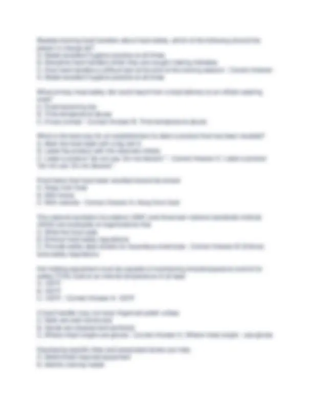 Texas Food Safety Managers Test Exam With 100% Correct Answers 2026 ...