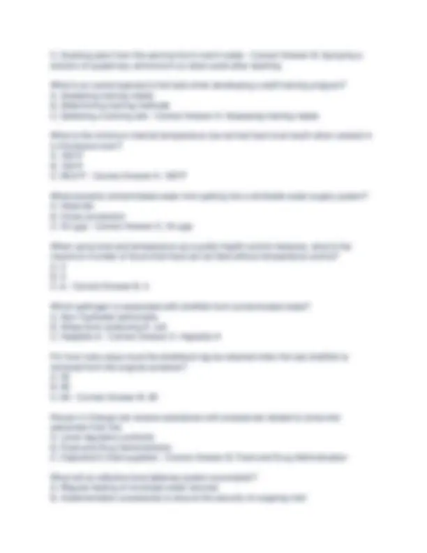 Texas Food Safety Managers Test Exam With 100% Correct Answers 2026 ...