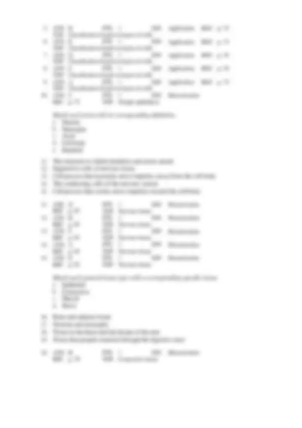 The Human Body in Health and Disease 7th Edition by Patton Test Bank ...