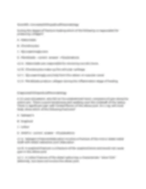 4. Musculoskeletal (PACKRAT 9, 11, 12, 13, 14, 15) (Druma) Questions ...