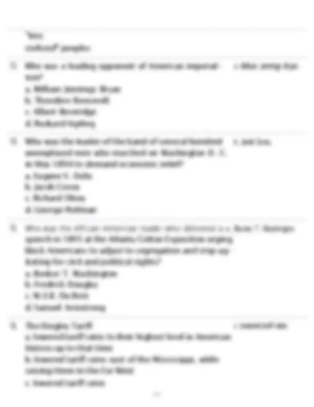 History CCP Chapter 17 multiple choice quiz Actual Updated Questions ...