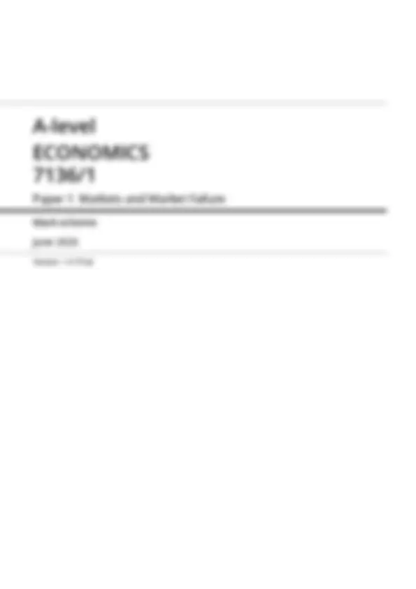 AQA MERGED QUSTION PAPER AND MARK SCHEME 2025 A-level ECONOMICS 7136/1 ...