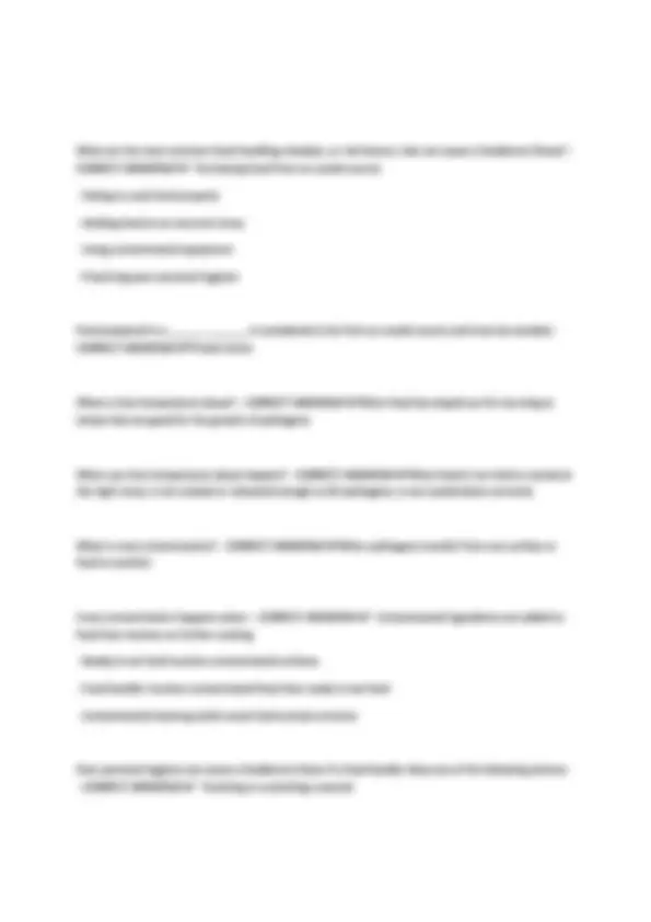 ServSafe Manager Food Safety Course PDF – 2025 Updated Questions ...