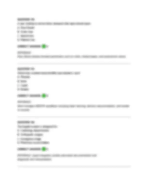 EPIC Training Actual Test 2025 – EHR Proficiency Questions and Answers ...