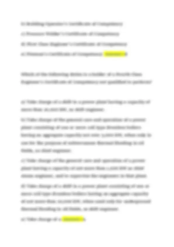ABSA Fourth Class Power Engineering (4A) Exam – Practice Questions and ...