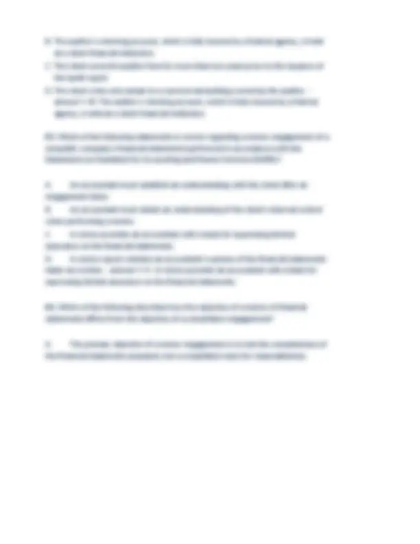 Auditing and Assurance services CPA practice COMPLETE EXAM LATEST ...
