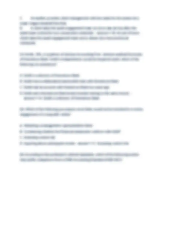 Auditing and Assurance services CPA practice COMPLETE EXAM LATEST ...