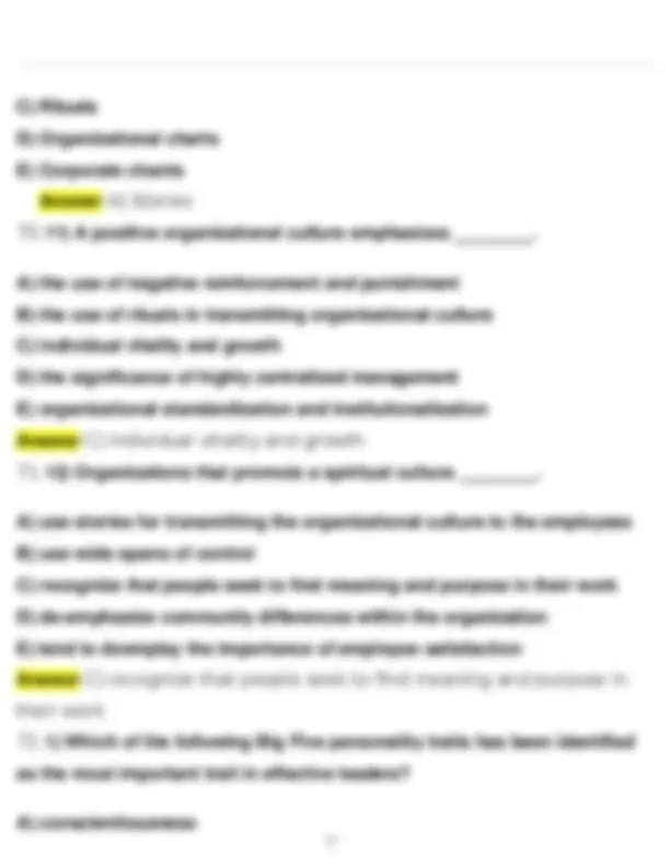 WGU C715 Organizational Behavior Exam (Newest 2026 / 2027 Updated ...