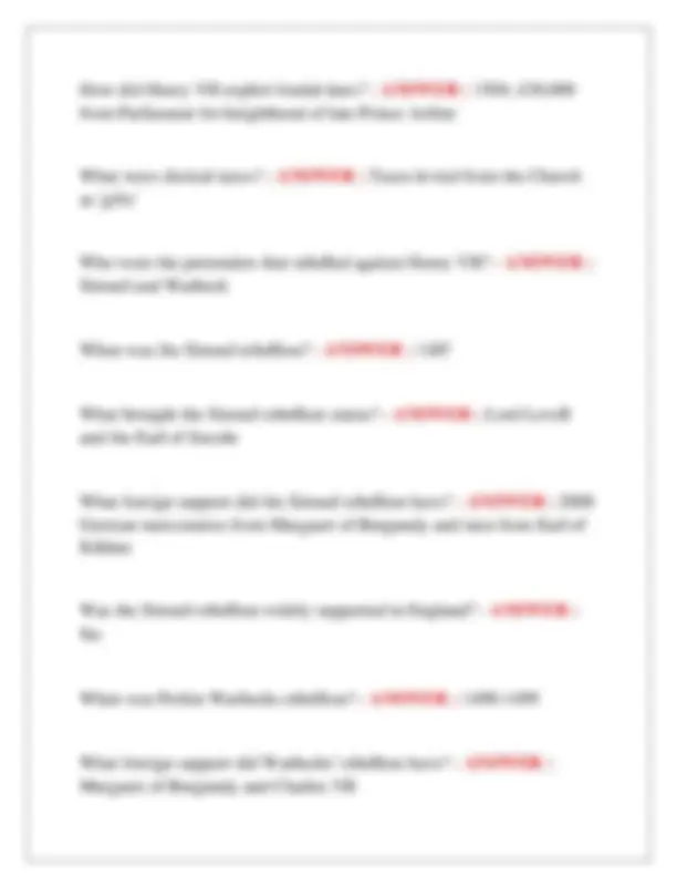 AQA A LEVEL HISTORY TUDORS EXAMPLE ESSAY QUESTIONS LIST REVISION TOOL ...