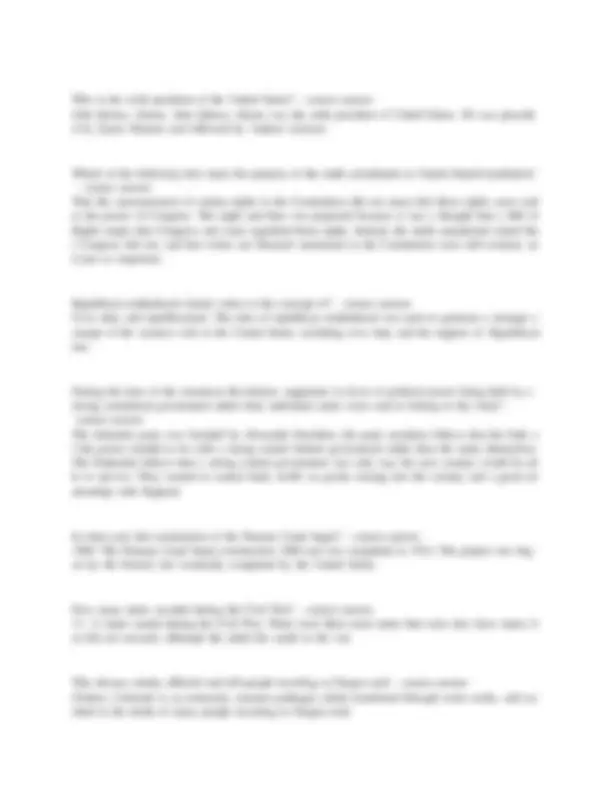 CLEP United States History I 2026 Exam with Complete Questions and ...