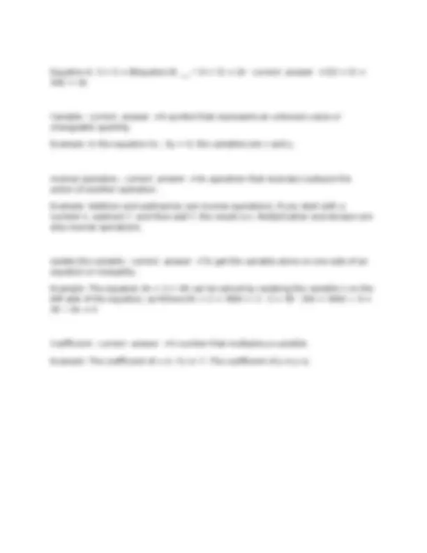 Math 1.3.1 Study Question and answers rated A+ 2025/2026 | Exams ...
