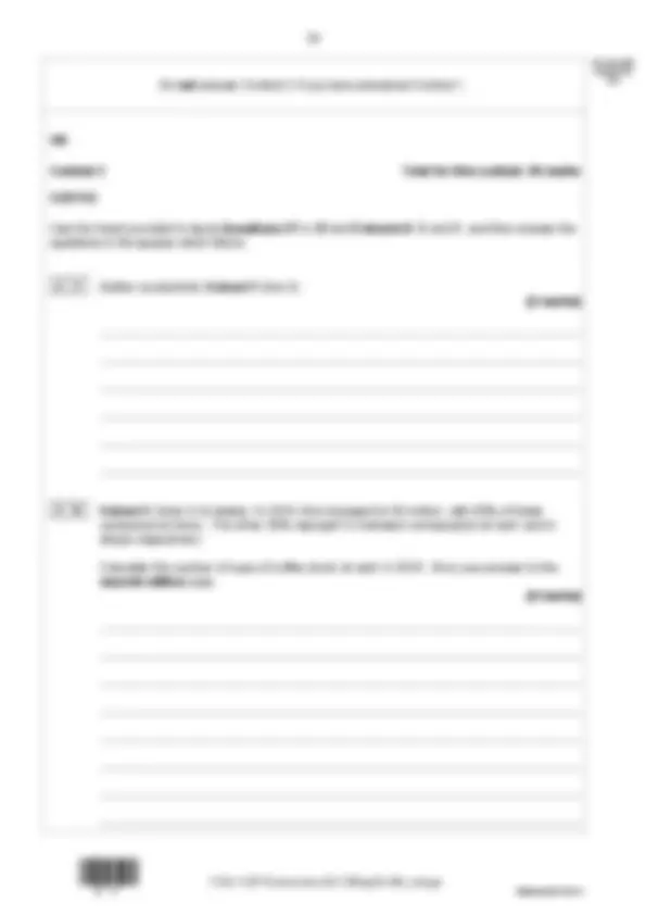 2025 AQA AS Economics Paper 1 Operation of Markets & Market Failure ...