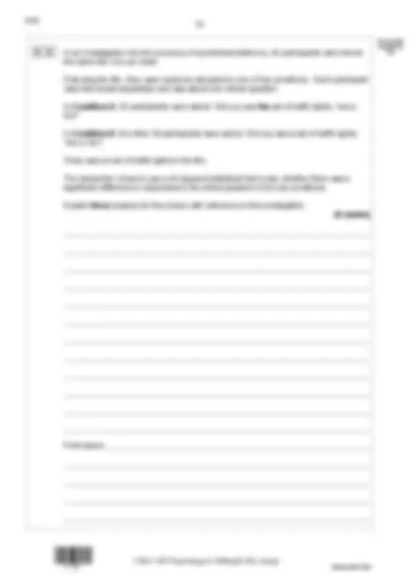 2025 AQA A-Level Psychology Paper 1 Introductory Topics Verified Exam ...