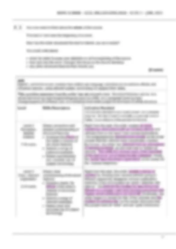 2025 AQA GCSE ENGLISH LANGUAGE Paper 1 Explorations in creative reading ...