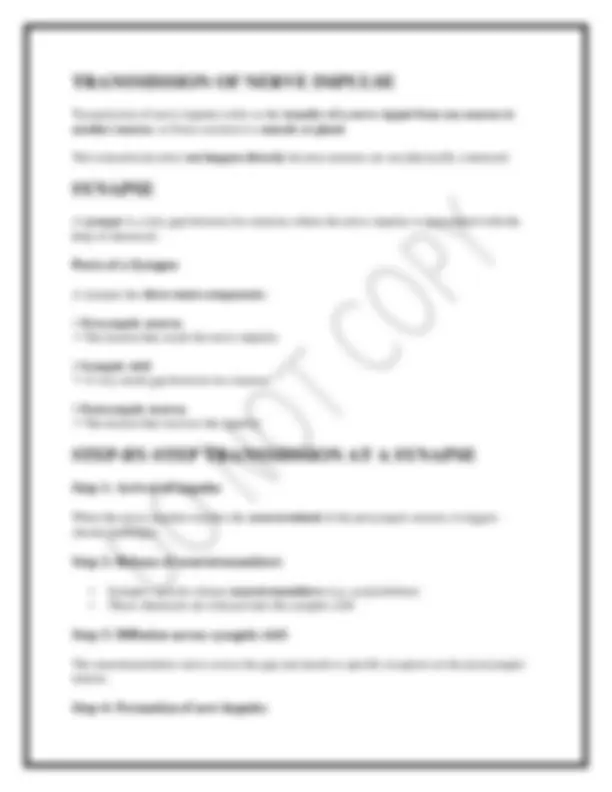 Class 10 CBSE Biology – Control and Coordination (Part 1) | Nervous ...