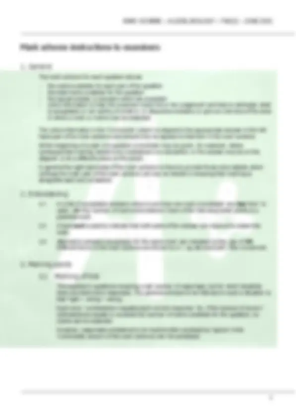 AQA A level BIOLOGY 7402/1 Paper 1 Final Mark scheme June 2022 AQA A ...