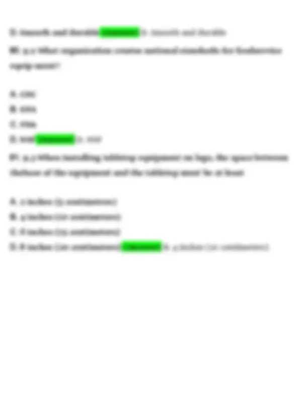 ServSafe Manager Exam Questions & Answers PDF | Food Safety 2026 ...