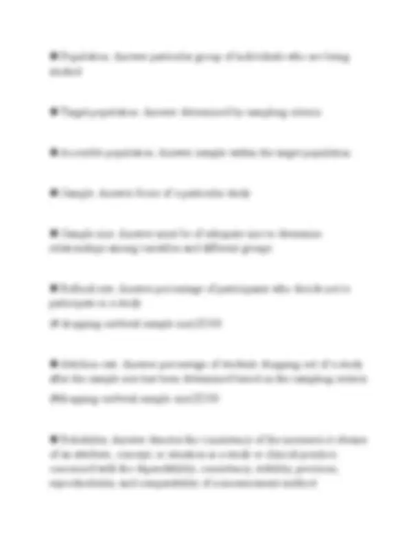 STATISTICS NURSING FOUNDATIONS VARIABLE CLASSIFICATION VALUE ANALYSIS ...