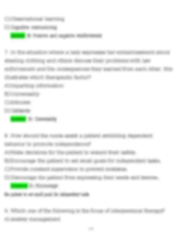 Wilkes NSG 526 Exam 2 Clinical Modalities Adv. Psych (Latest 2026 / ...