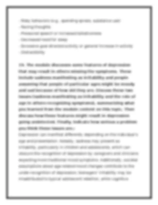 PSYC 210 Module 3 Exam 2026 (PDF) | Abnormal Psychology | Portage ...