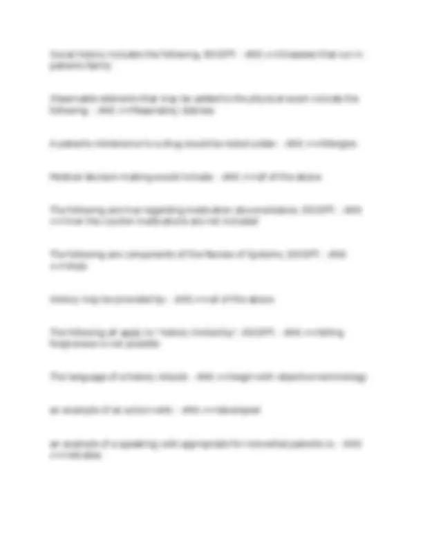 Clinical Documentation Final questions n answers rated A+ 2025-2026-20 ...