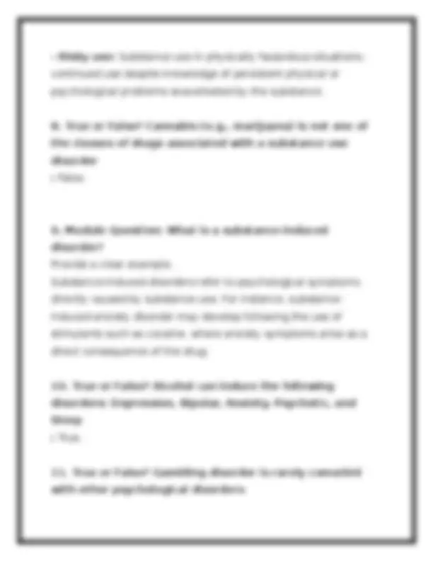 PSYC 210 Module 6 Exam 2026 (PDF) | Abnormal Psychology | Exams ...