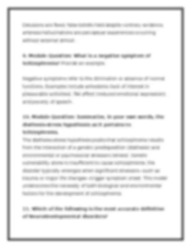 PSYC 210 Module 2 Exam 2026 (PDF) | Abnormal Psychology | Exams ...