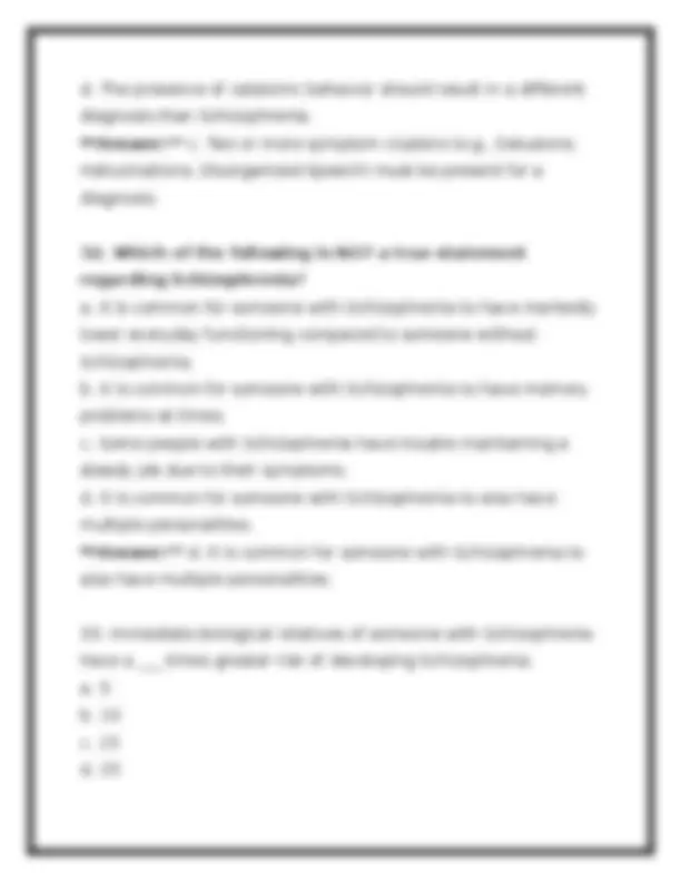 PSYC 210 Module 2 Exam 2026 (PDF) | Abnormal Psychology | Exams ...